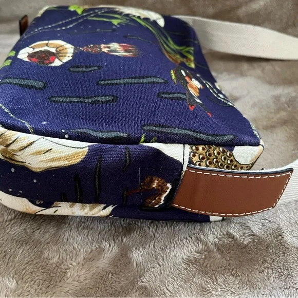 Loewe Paulas Ibiza Mermaid Blue and Brown Women's Crossbody Bag - Picture 7 of 13